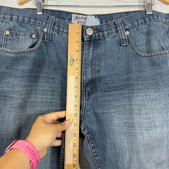 Brooklyn Xpress Baggy Jeans Men SIze 38X32 Medium Washed Loose Fit Skater Pants - Picture 15 of 16